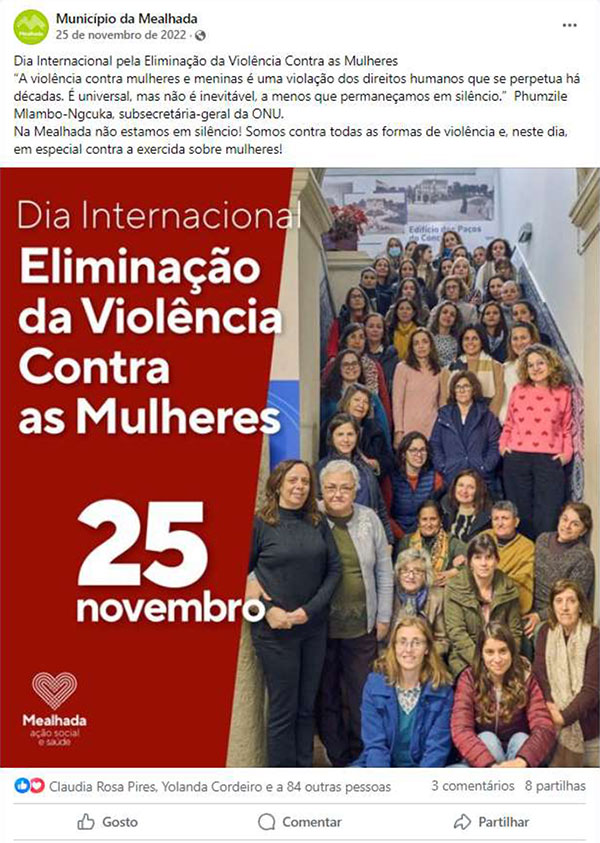 Dia da Eliminação da Violência contra Mulheres