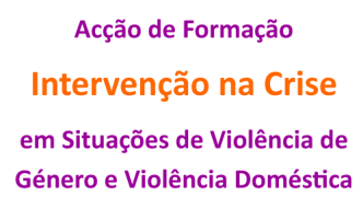 Ações de formação da AMCV- Associação de Mulheres Contra a Violência