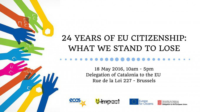 Conferência «24 Years of EU Citizenship: What We Stand to Lose» (18 maio, Bélgica)
