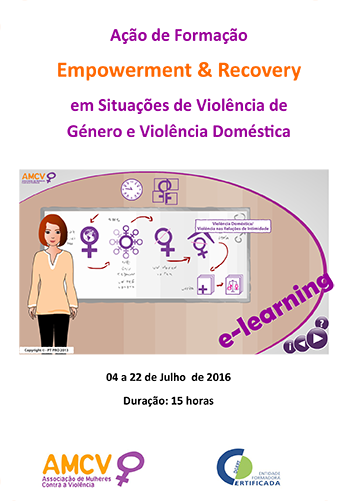 Ação de Formação «Empowerment & Recovery em Situações de Violência de Género e Violência Doméstica» (4-22 jul., e-learning)
