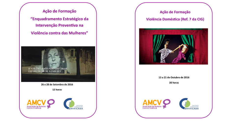 Ações de Formação sobre Violência Doméstica (23 set.-21 out., Lisboa)