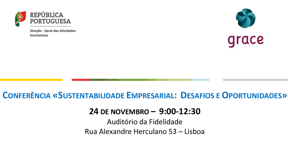 Conferência «Sustentabilidade Empresarial: Desafios e Oportunidades» (24 nov., Lisboa)