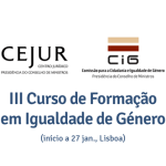 III Curso de Formação em Igualdade de Género (início a 27 jan., Lisboa)
