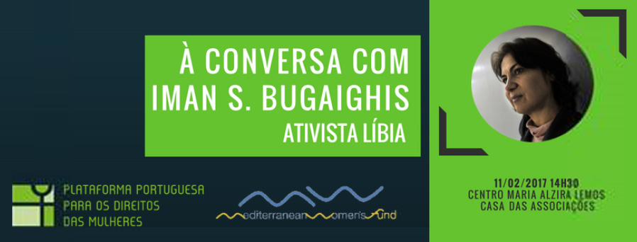 Tertúlia “À conversa com Iman S. Bugaighis” (11 fev., Lisboa)
