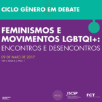 Ciclo Género em Debate (9 maio, Lisboa)