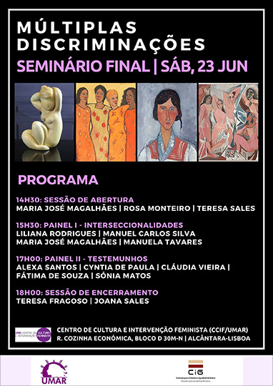 Seminário Final - V Edição do Projeto Memória e Feminismos "Múltiplas Discriminações"