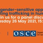 26 maio | Webinar “Aplicando abordagens sensíveis ao género no combate ao tráfico de seres humanos” - imagem capa