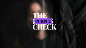 the purple check